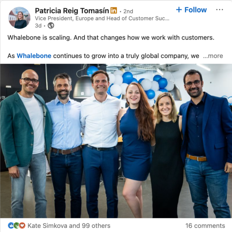 Patricia Reig-Tomasin – Whalebone scaling post